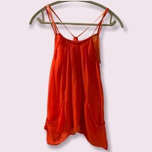 Womens Orange Top